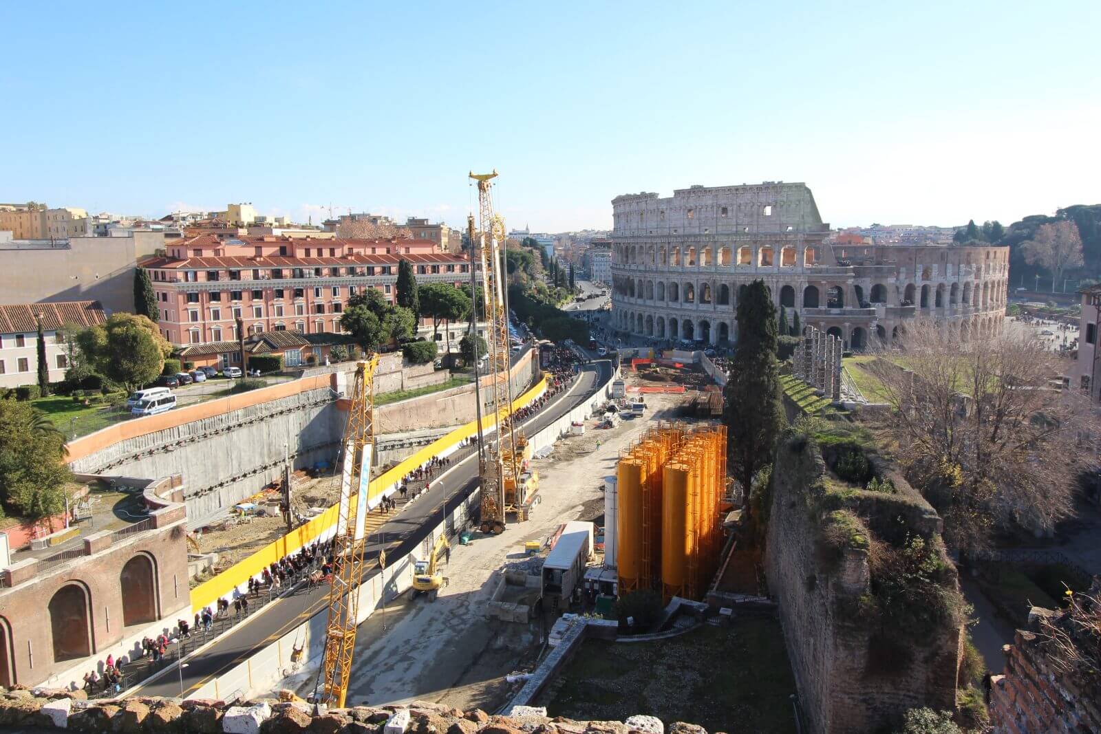 Cantiere Stazione Fori Imperiali